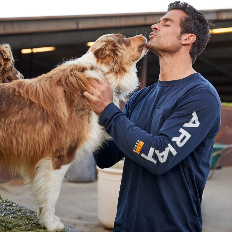 marine wapening werkman logo Ariat Heren toppen PJ26LN896