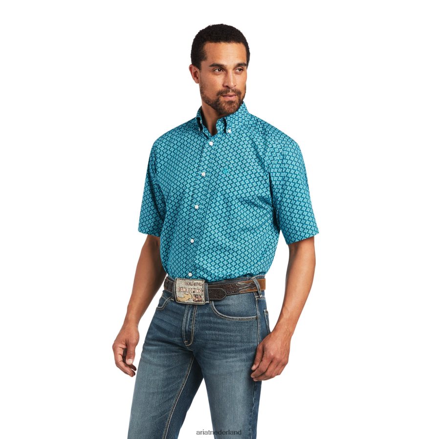 meerman izan klassiek fit overhemd Ariat Heren toppen PJ26LN1060