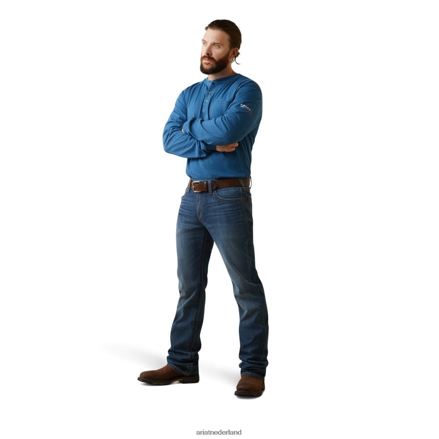 ridderspoor van lucht henley Ariat Heren toppen PJ26LN776