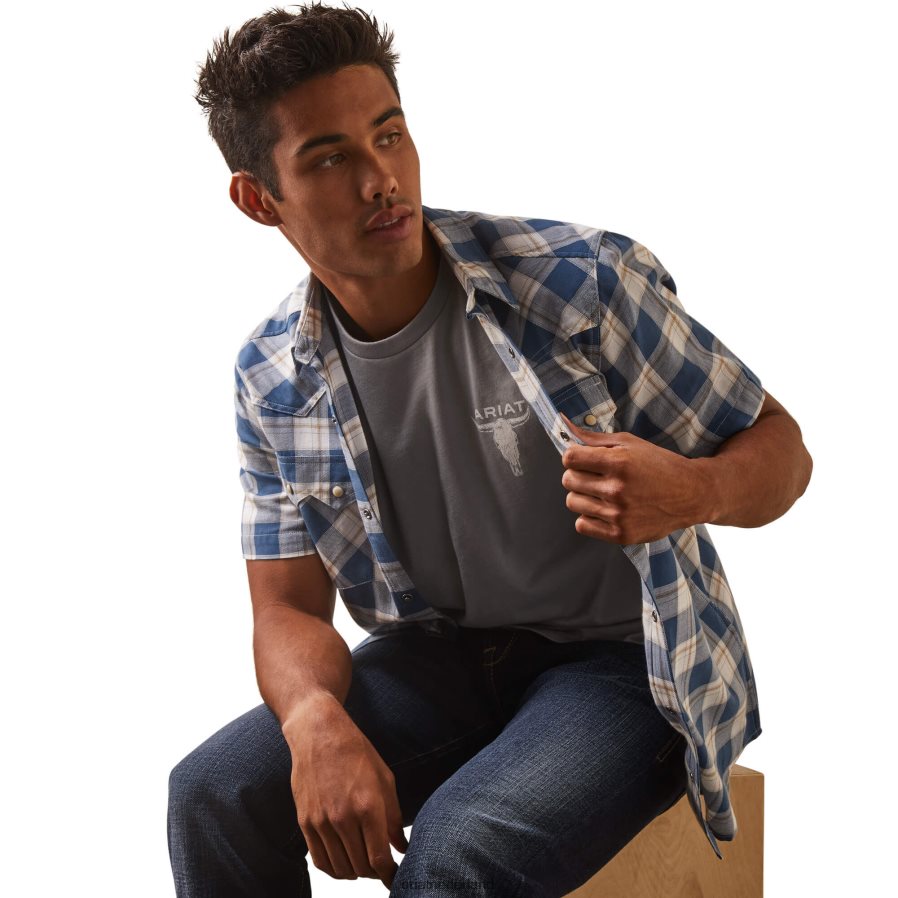 sintel hummer retro-fit overhemd Ariat Heren toppen PJ26LN1103