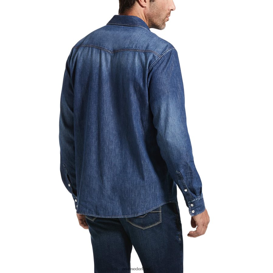 steen denim retro-fit overhemd Ariat Heren toppen PJ26LN1251