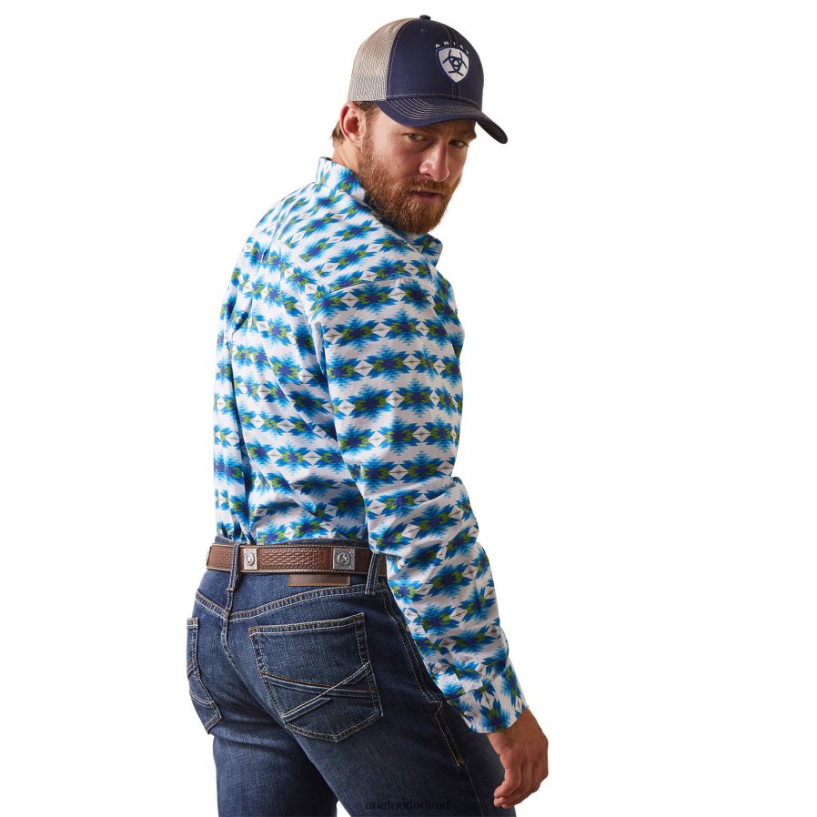 wit Levi klassiek fit overhemd Ariat Heren toppen PJ26LN1003