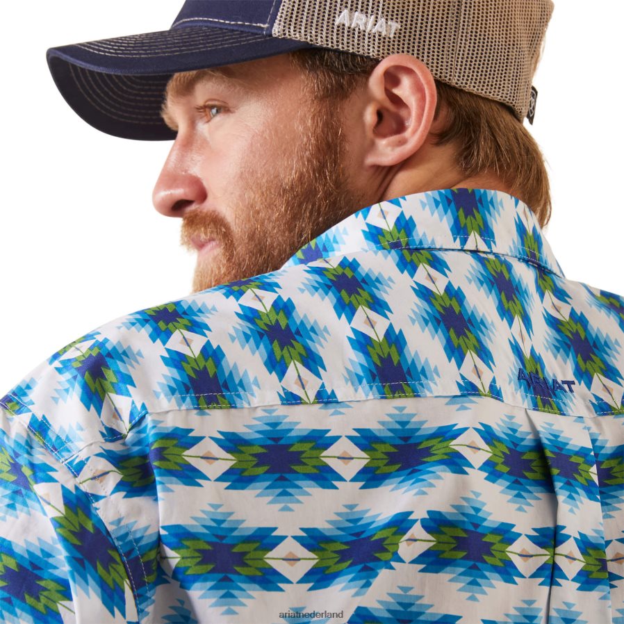 wit Levi klassiek fit overhemd Ariat Heren toppen PJ26LN1003