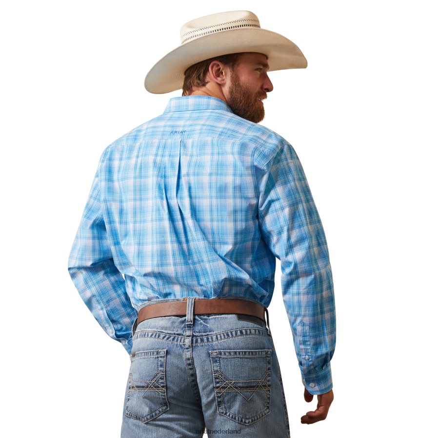 wit Lyle klassiek fit overhemd Ariat Heren toppen PJ26LN1085