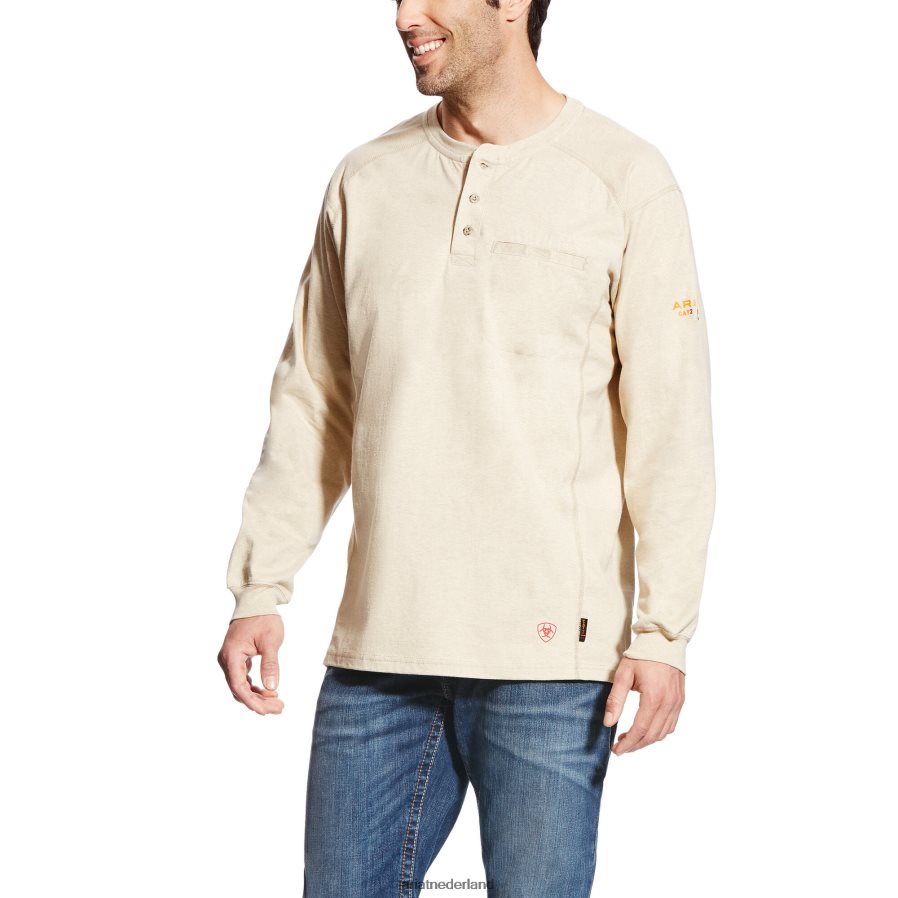 zand heide van lucht henley Ariat Heren toppen PJ26LN794