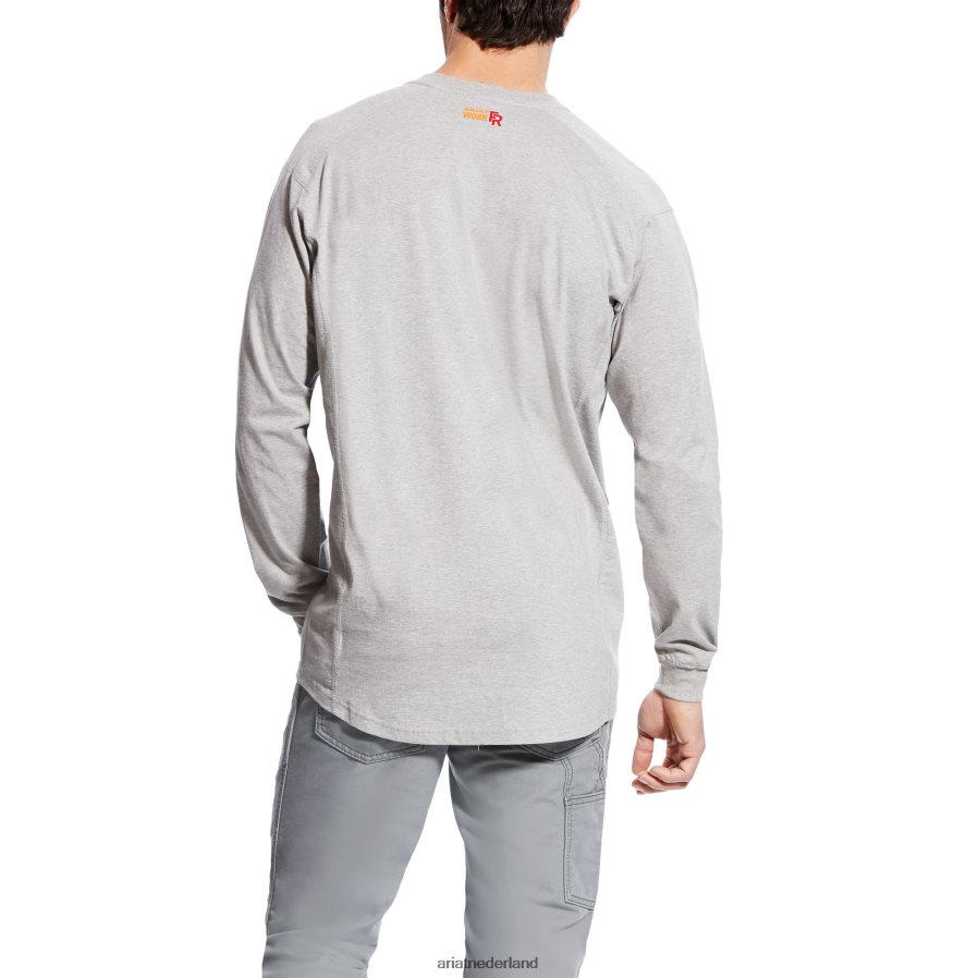 zilvervos heide van lucht henley Ariat Heren toppen PJ26LN792