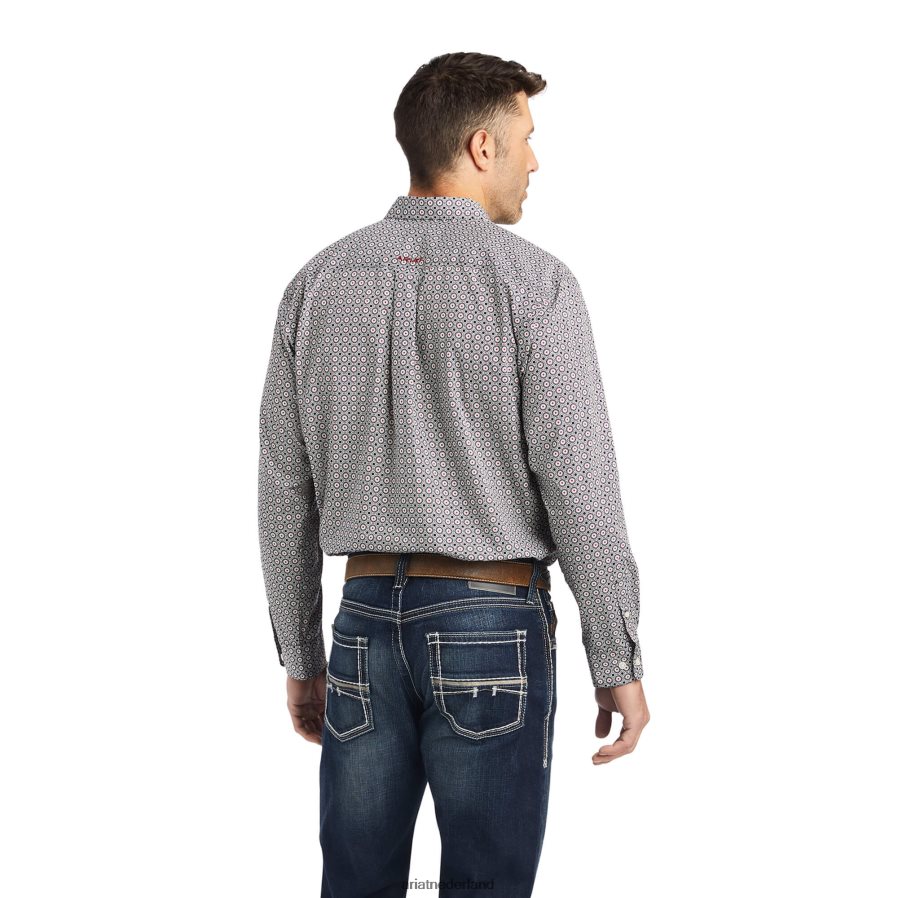 zwart Wooster klassieke pasvorm Ariat Heren toppen PJ26LN1292