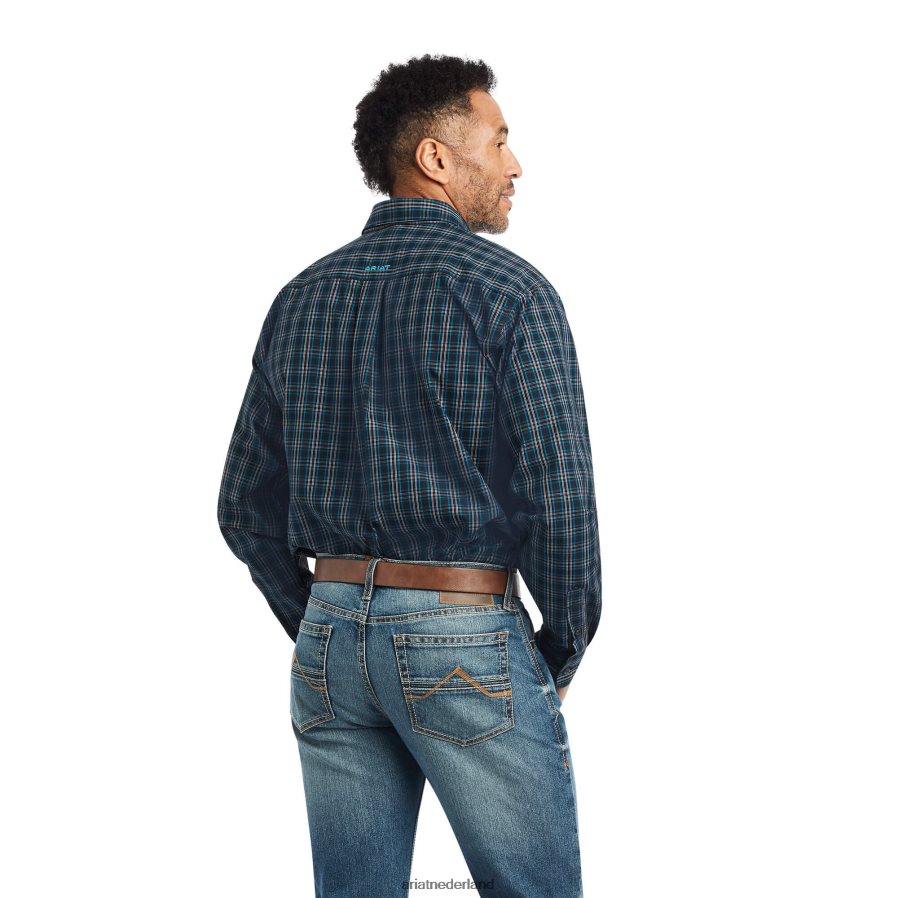 zwart pro-serie kodi getailleerd overhemd Ariat Heren toppen PJ26LN1086