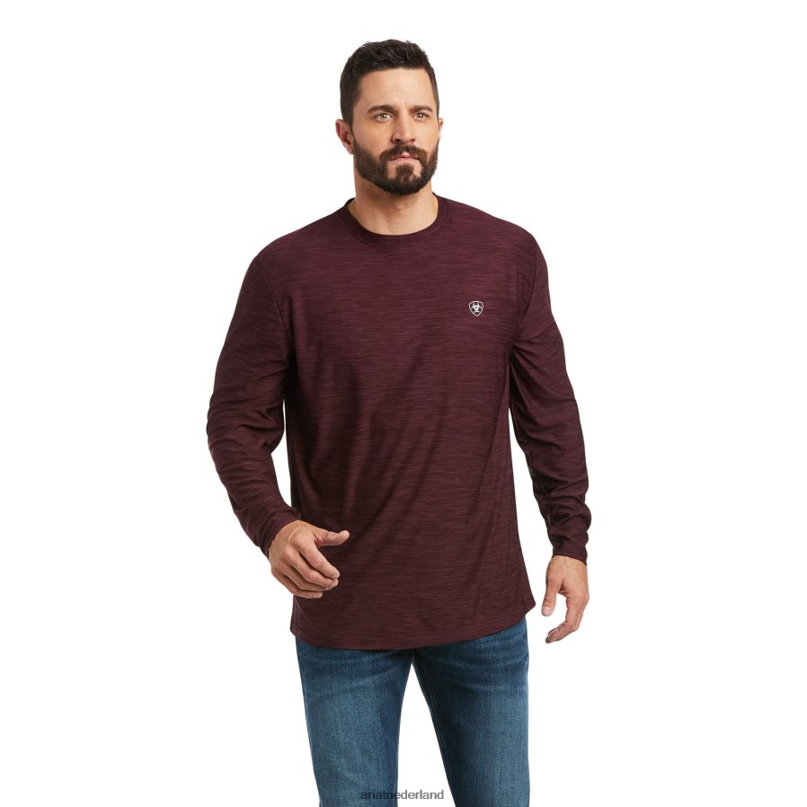 malbec heide T-shirt met opladerlogo Ariat Heren toppen PJ26LN734