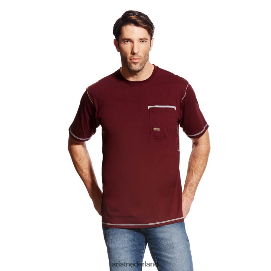 malbec wapening werkman t-shirt Ariat Heren toppen PJ26LN822