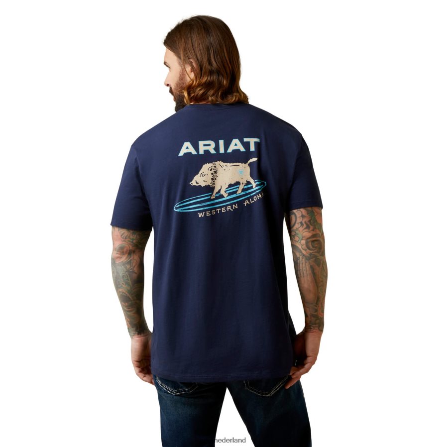 marine surf zwijn western aloha t-shirt Ariat Heren toppen PJ26LN916