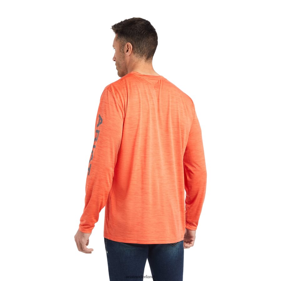 poiniciana T-shirt met opladerlogo Ariat Heren toppen PJ26LN728