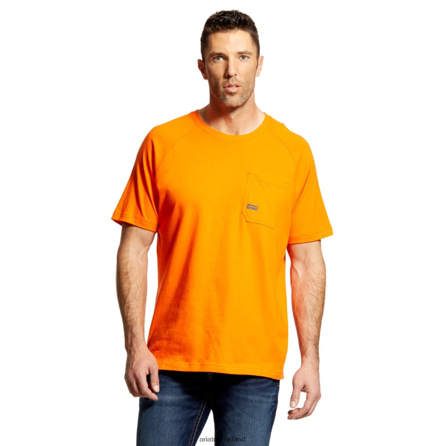 veiligheid oranje wapening katoenen sterke t-shirt 2 Ariat Heren toppen PJ26LN757