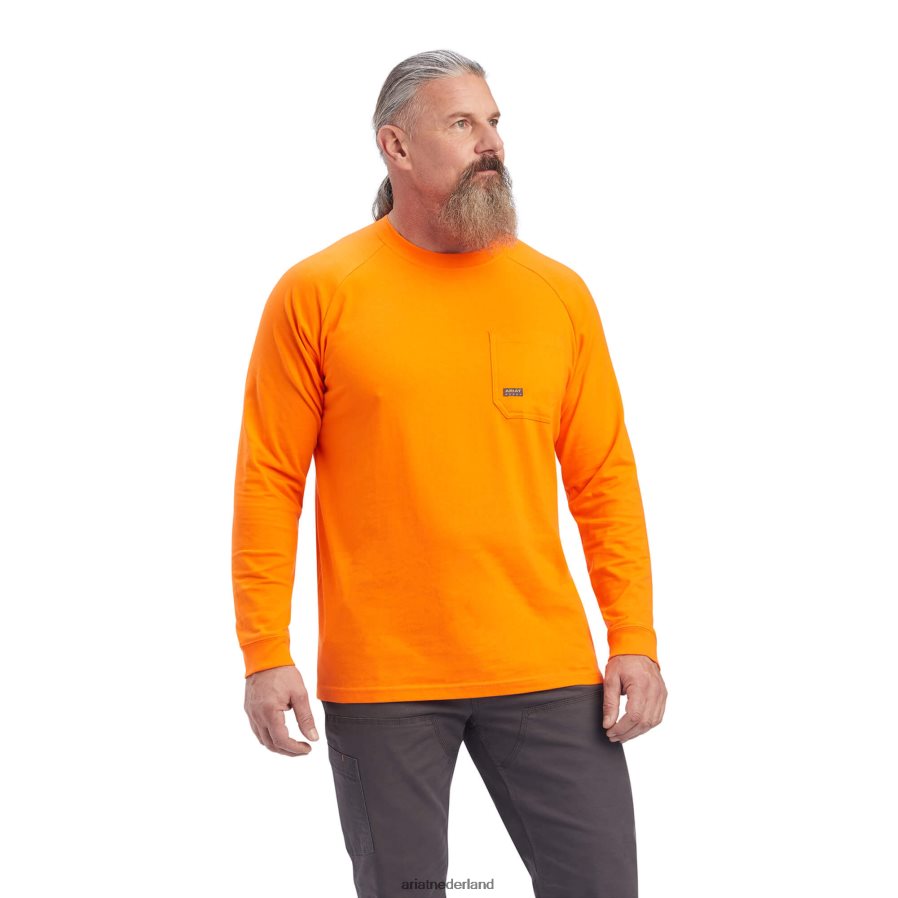 veiligheid oranje wapening katoenen sterke t-shirt 2 Ariat Heren toppen PJ26LN886