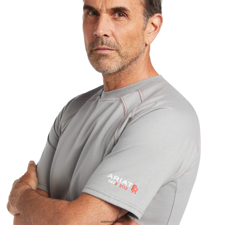 zilveren vos fr werkploeg t-shirt Ariat Heren toppen PJ26LN825