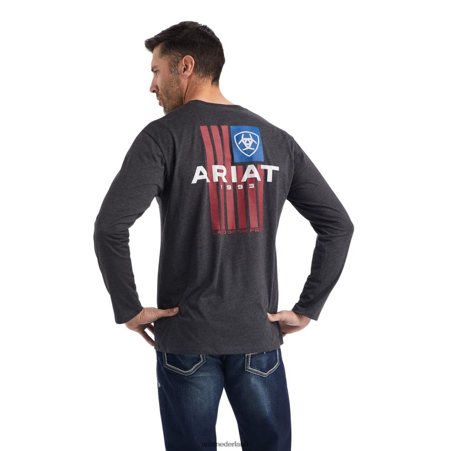 zwart lotf t-shirt Ariat Heren toppen PJ26LN751