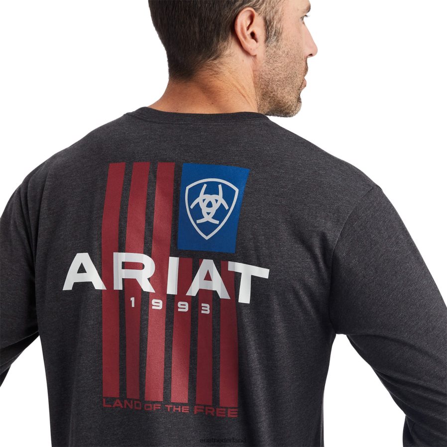 zwart lotf t-shirt Ariat Heren toppen PJ26LN751