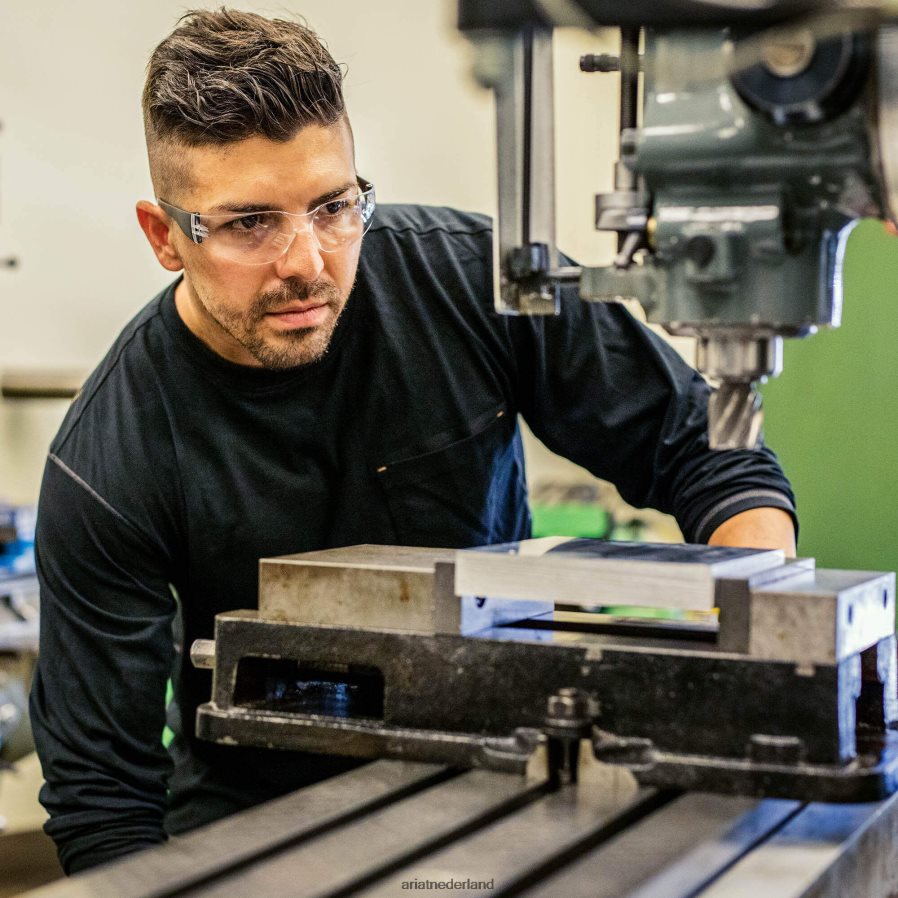 zwart wapening werkman t-shirt Ariat Heren toppen PJ26LN755