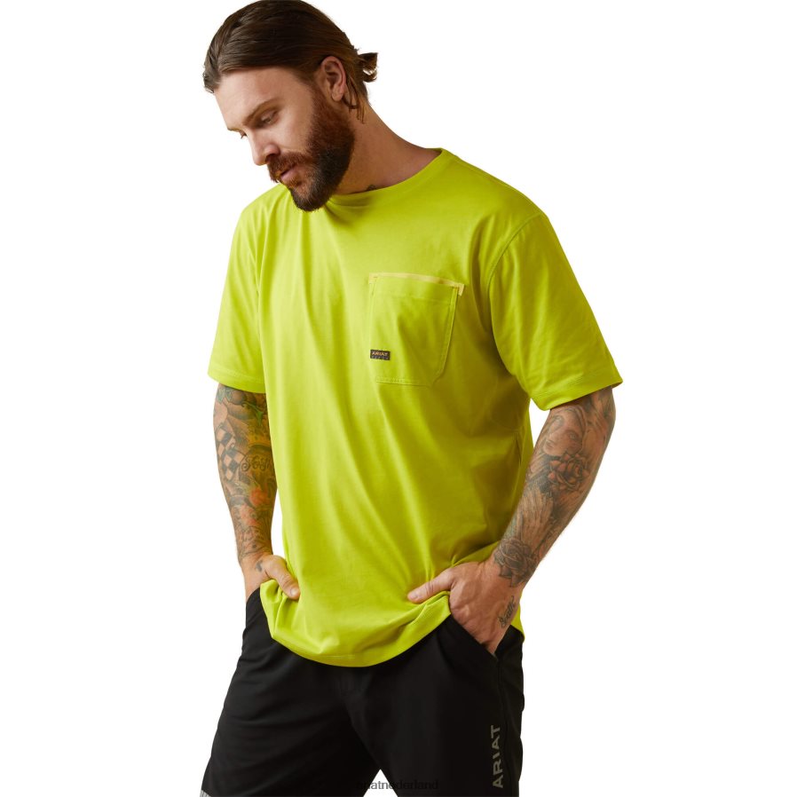 zwavel bronnen wapening werkman t-shirt Ariat Heren toppen PJ26LN659