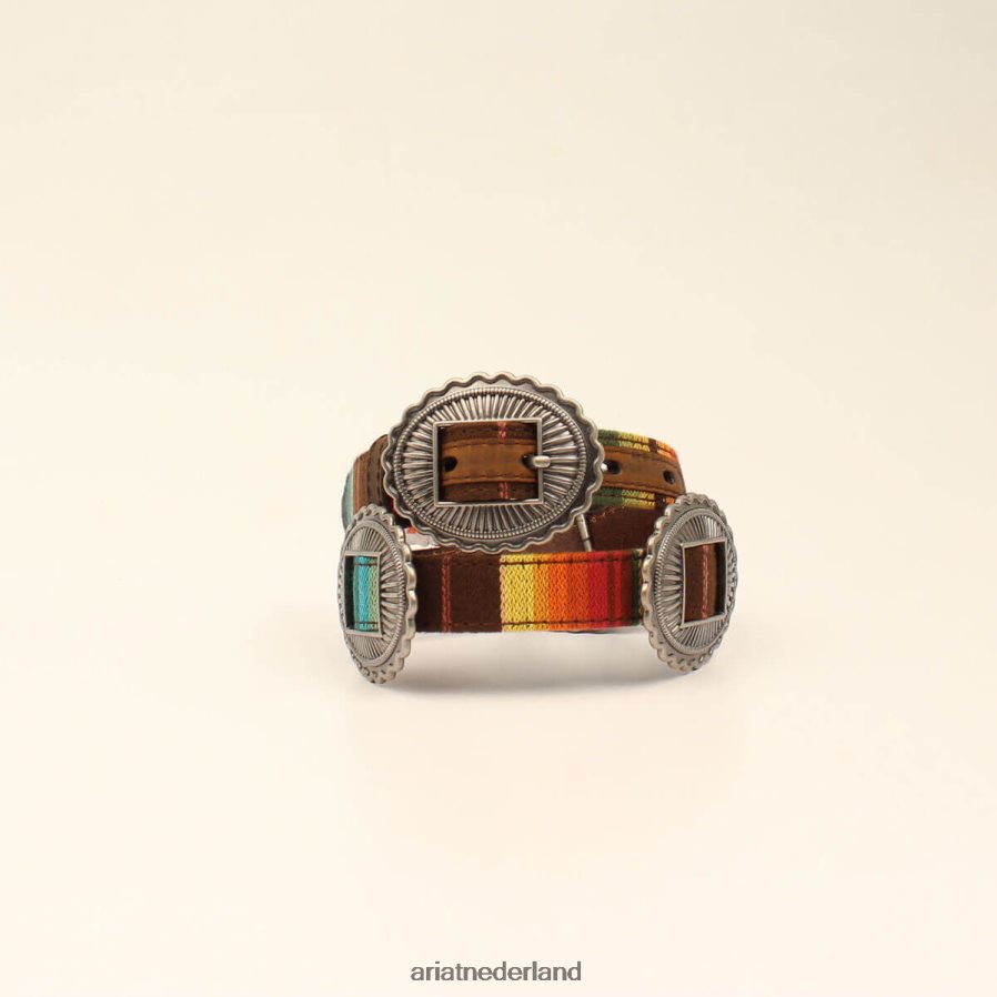 multi ovale concho serape riem Ariat kinderen accessoires PJ26LN4172