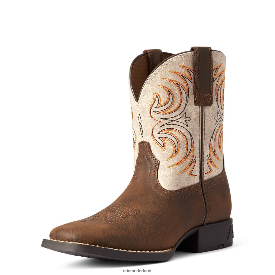 antiek bruin storm westernlaars Ariat kinderen collecties PJ26LN3872