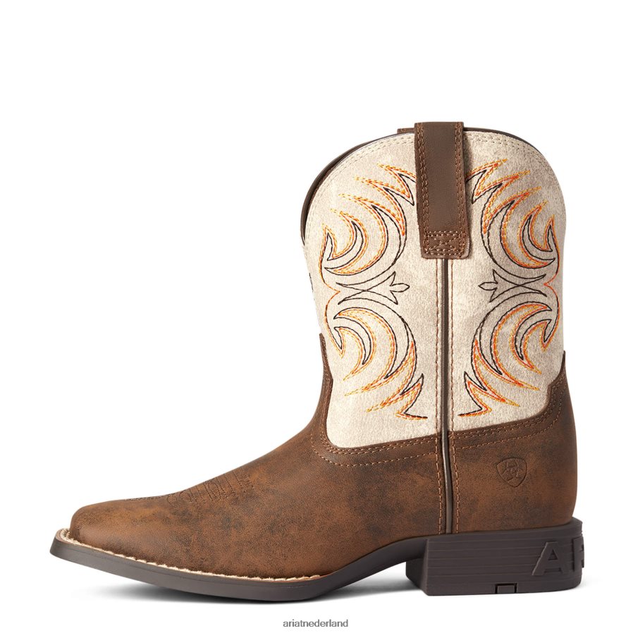 antiek bruin storm westernlaars Ariat kinderen collecties PJ26LN3872