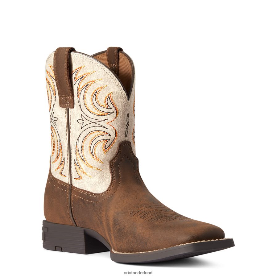 antiek bruin storm westernlaars Ariat kinderen collecties PJ26LN3872