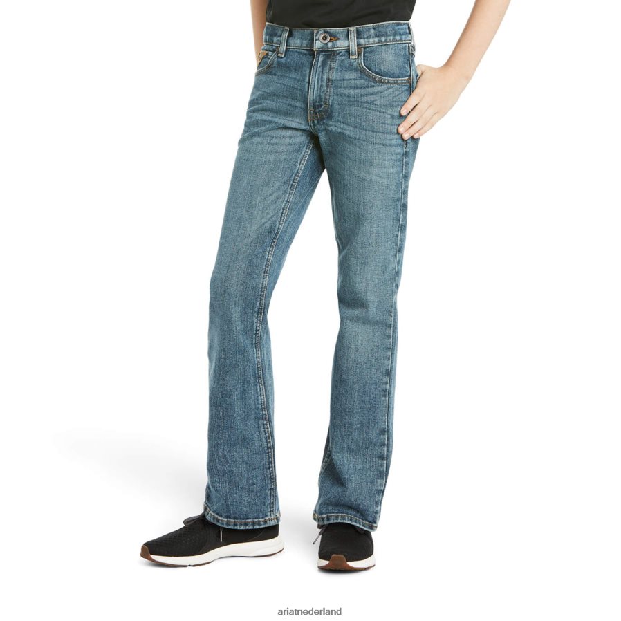 zwerver b5 slim stretch legacy stapelbare jeans met rechte pijpen Ariat kinderen collecties PJ26LN3981