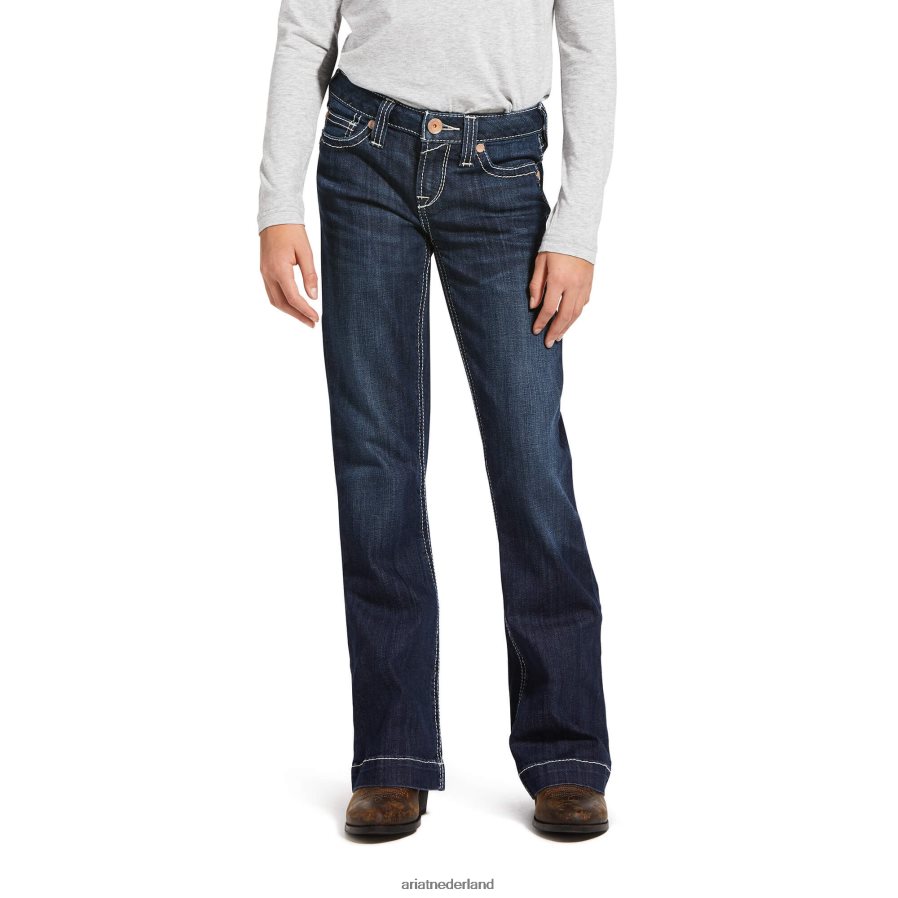 naomi broek met middelhoge stretch ella jeans met wijde pijpen Ariat kinderen collecties PJ26LN3987
