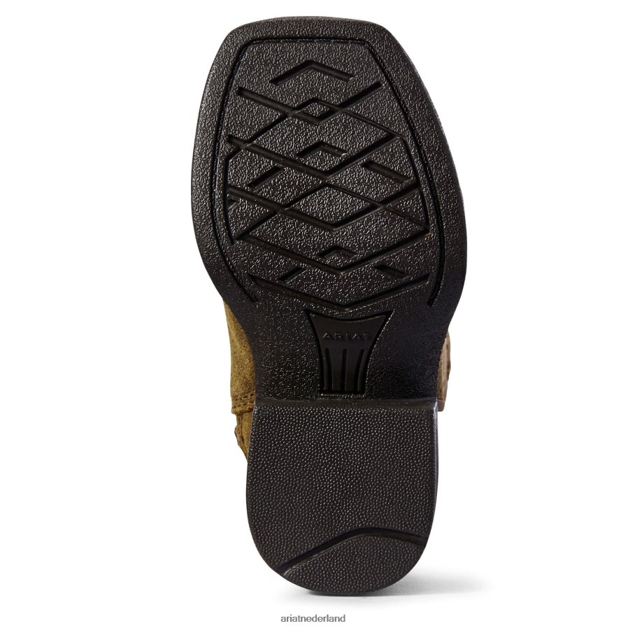 bruin Kleine Stompers Dallas-laars Ariat kinderen collecties PJ26LN3869