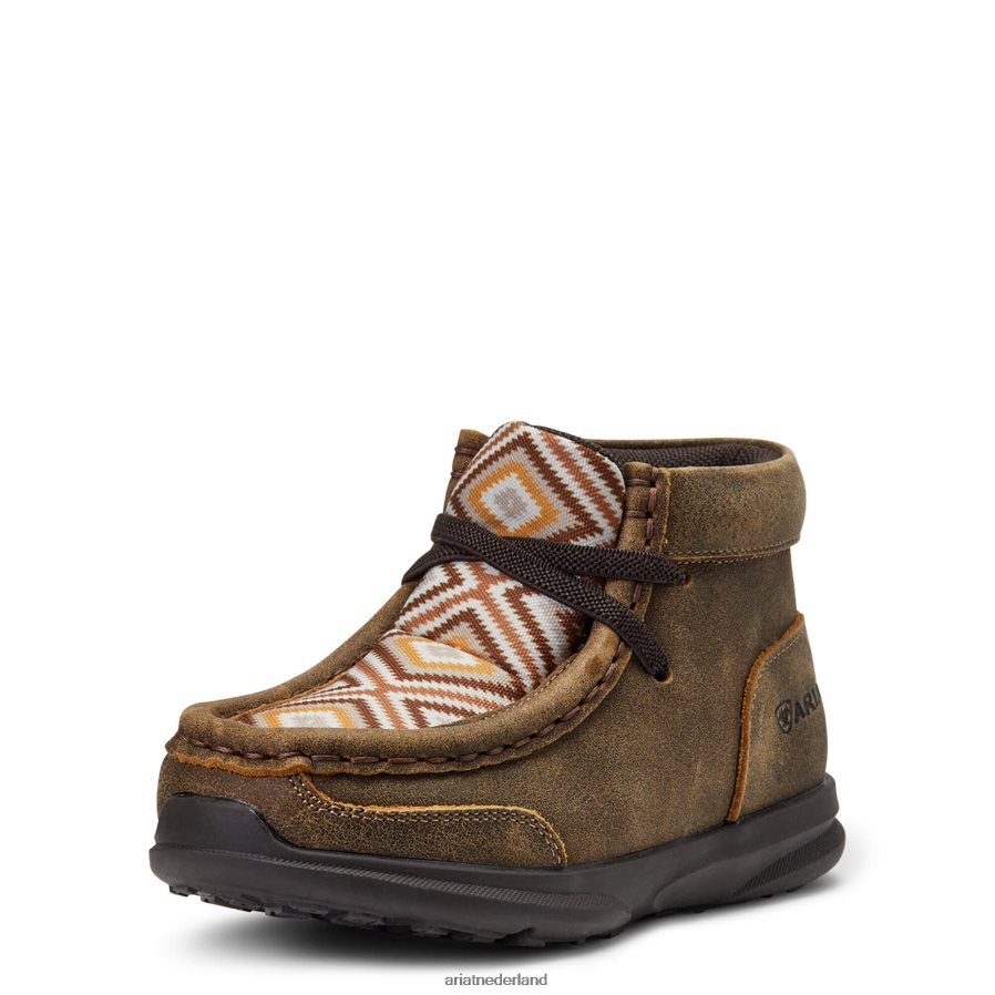 bruin Kleine stompers Jamie Heetvuur Ariat kinderen collecties PJ26LN3934