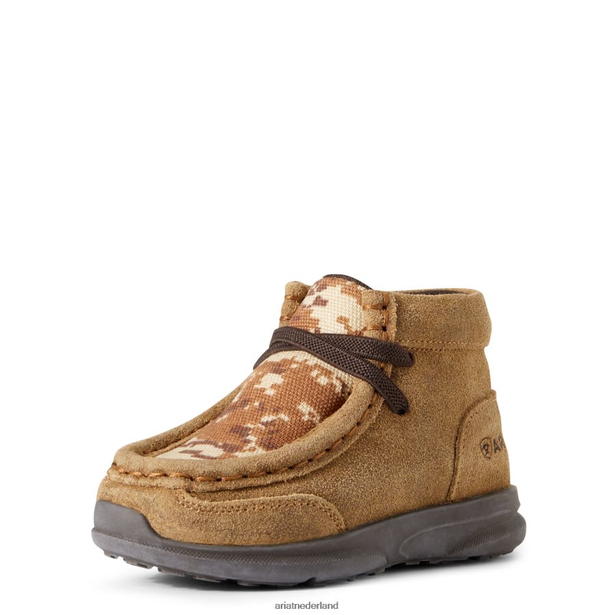 bruin kleine stompers Dallas heethoofd Ariat kinderen collecties PJ26LN3915