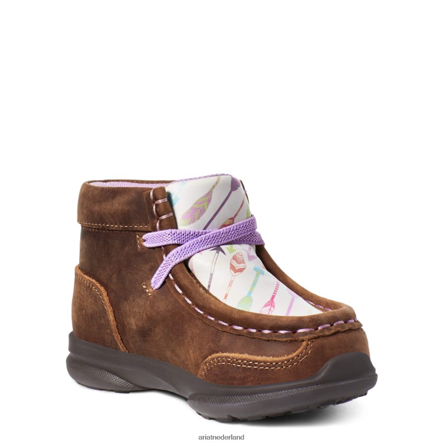 bruin kleine stompers addison laars Ariat kinderen collecties PJ26LN3912