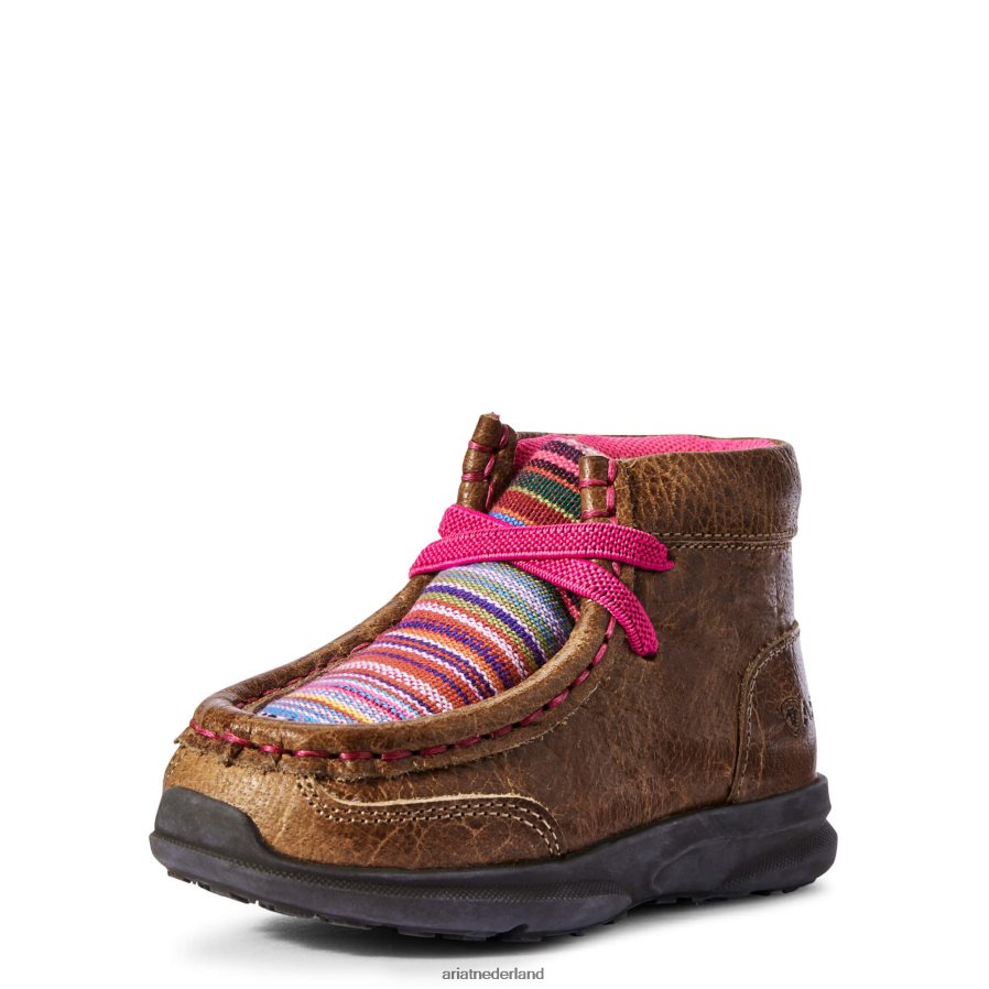 bruin kleine stompers aurora heethoofd Ariat kinderen collecties PJ26LN3931
