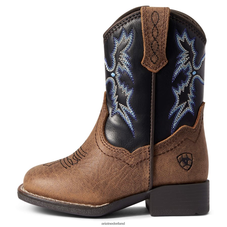 bruin kleine stompers warren laars Ariat kinderen collecties PJ26LN3876