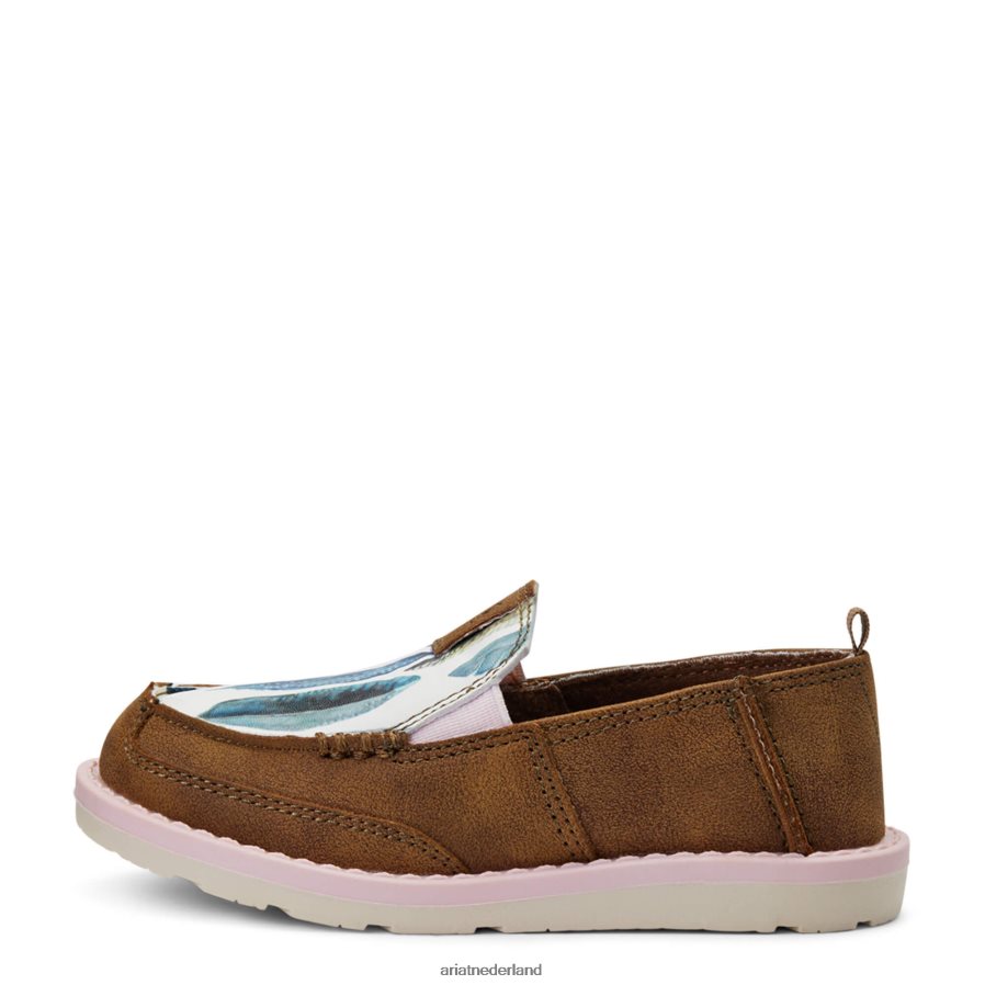 bruinen Kleine stompers Anna Cruiser Ariat kinderen collecties PJ26LN3906