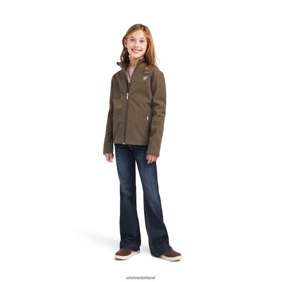 banyan schors heide nieuw softshelljack van het team Ariat kinderen kleding PJ26LN4127