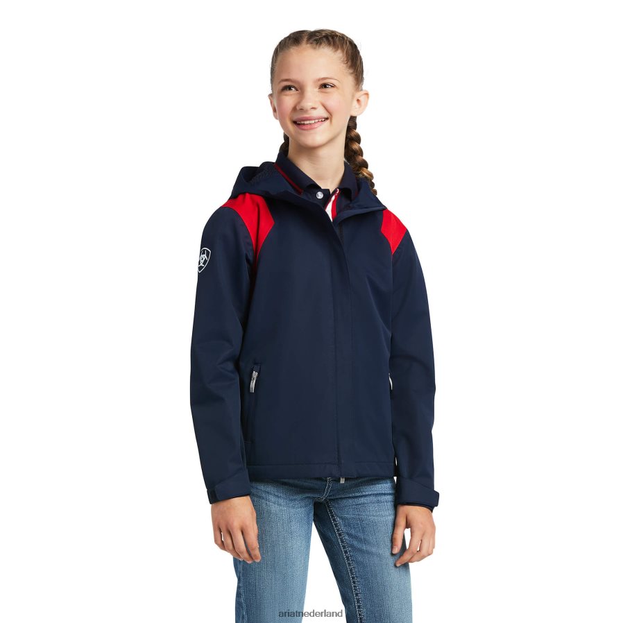 team waterdichte jas voor toeschouwers Ariat kinderen kleding PJ26LN4139
