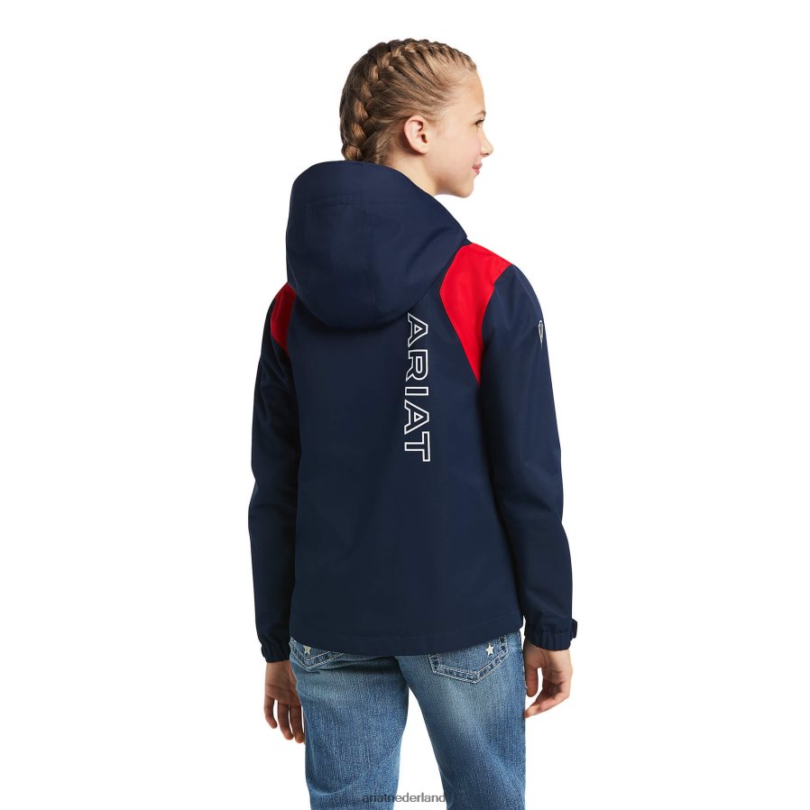 team waterdichte jas voor toeschouwers Ariat kinderen kleding PJ26LN4139