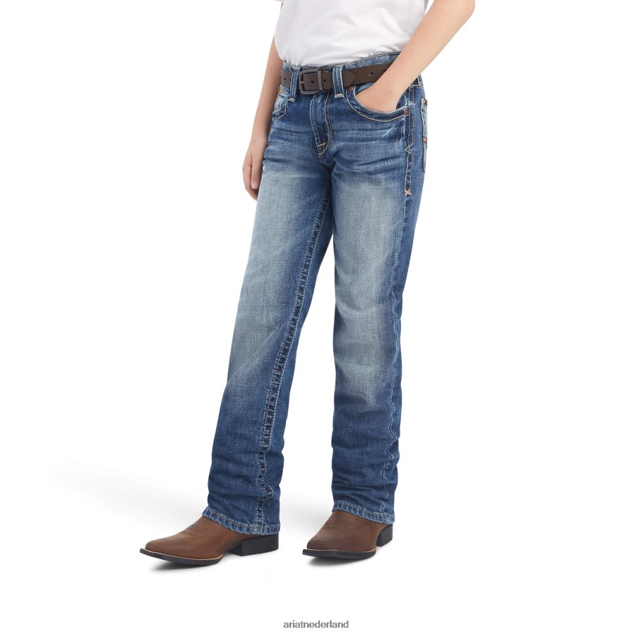 dakota b5 slim cutler stapelbare jeans met rechte pijpen Ariat kinderen kleding PJ26LN3974