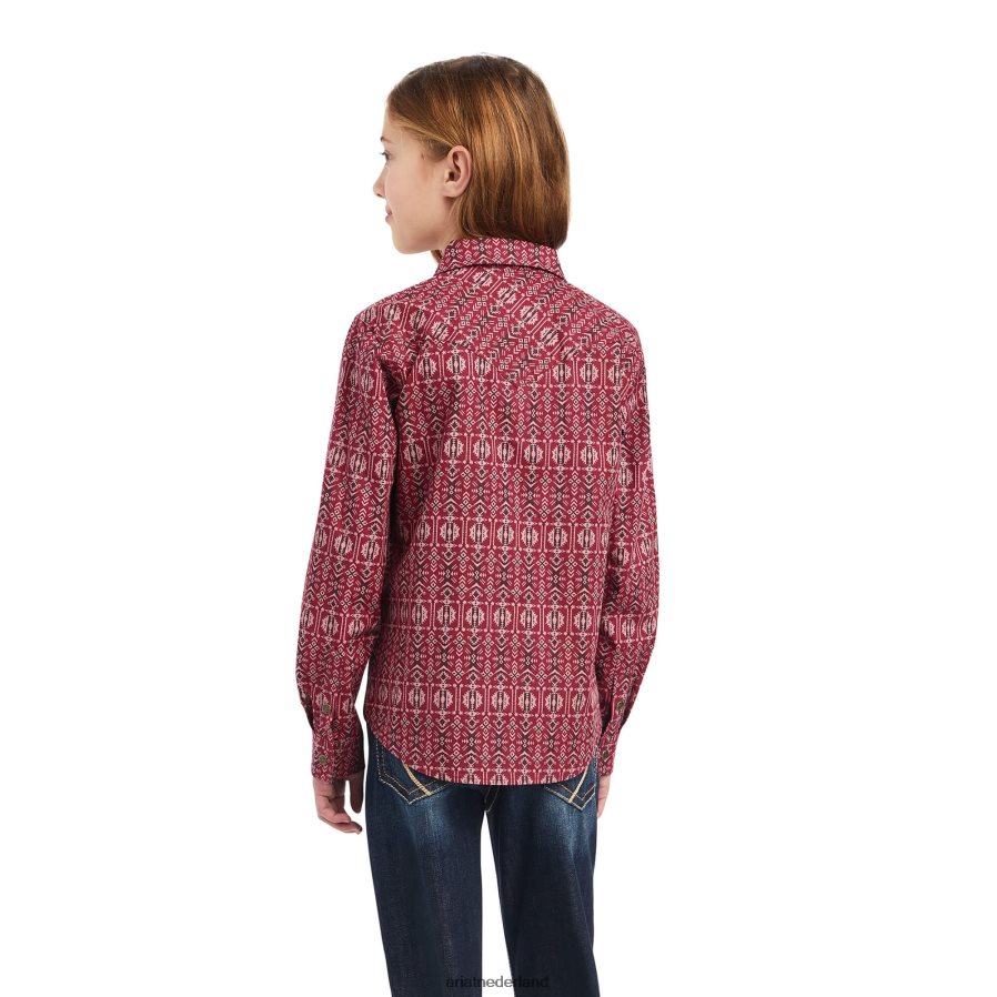 alma afdrukken echt alma-shirt Ariat kinderen kleding PJ26LN4080
