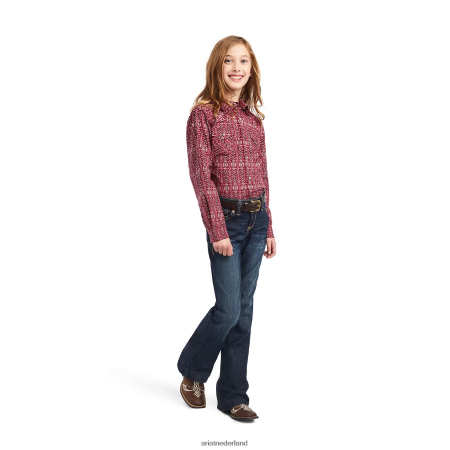alma afdrukken echt alma-shirt Ariat kinderen kleding PJ26LN4080
