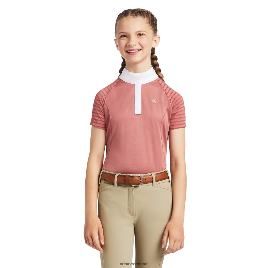 antieke rubia aptos vent wedstrijdshirt Ariat kinderen kleding PJ26LN4149