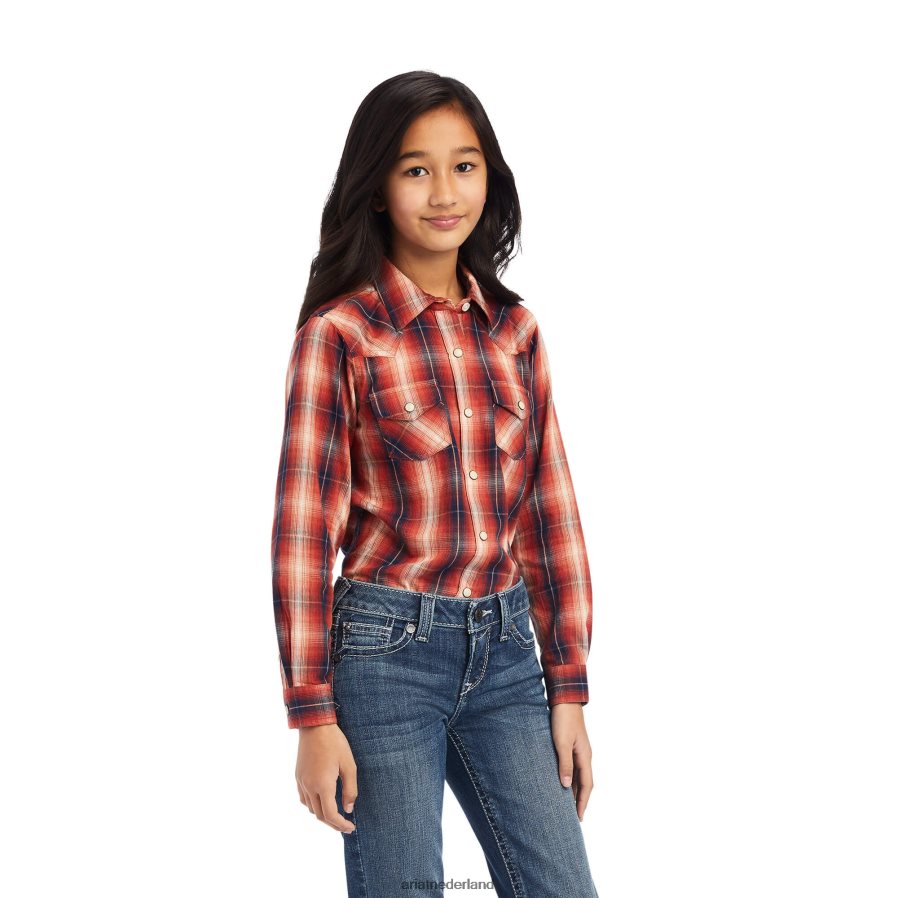 citrusboomgaard plaid echt citrusboomgaardoverhemd Ariat kinderen kleding PJ26LN4094