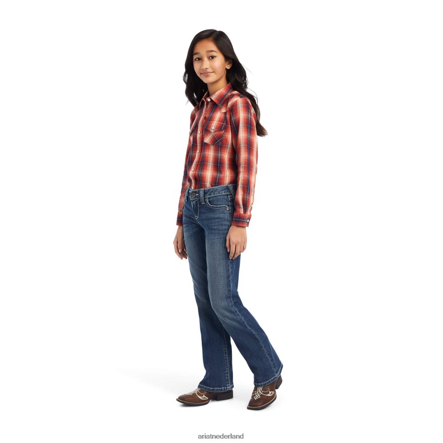 citrusboomgaard plaid echt citrusboomgaardoverhemd Ariat kinderen kleding PJ26LN4094