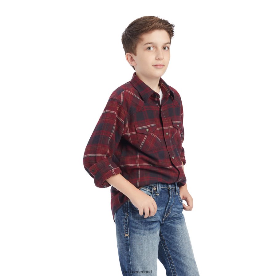 fantoom Heath retro-fit overhemd Ariat kinderen kleding PJ26LN4096