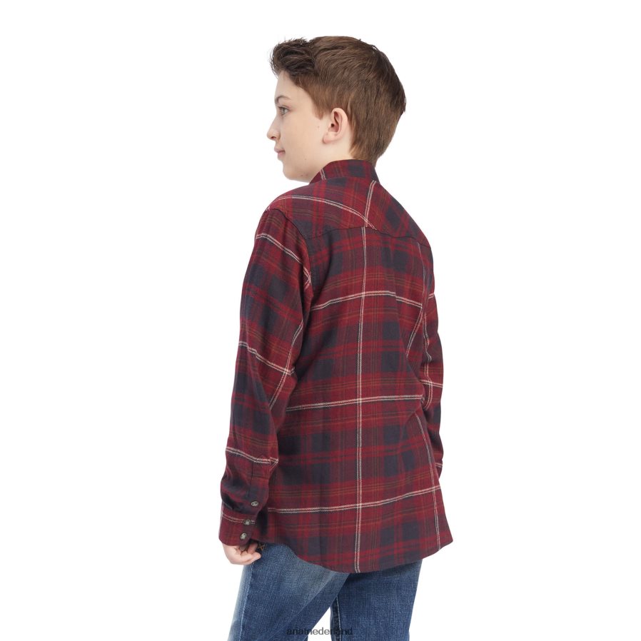 fantoom Heath retro-fit overhemd Ariat kinderen kleding PJ26LN4096