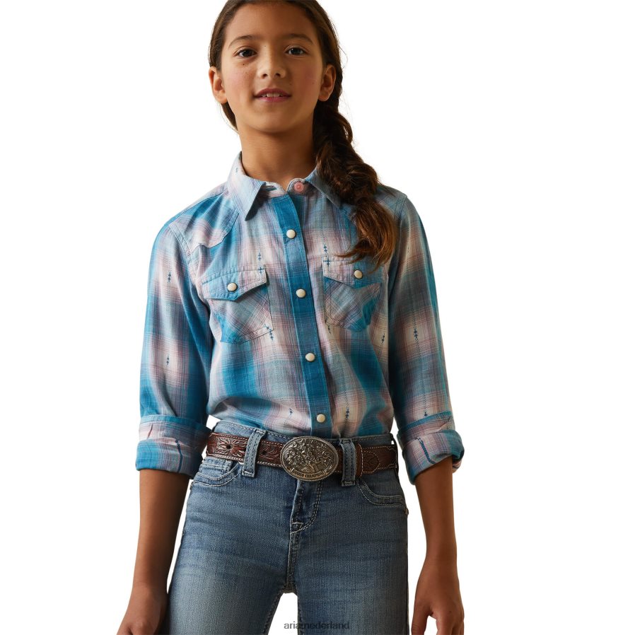 idabel plaid idabel overhemd Ariat kinderen kleding PJ26LN4090