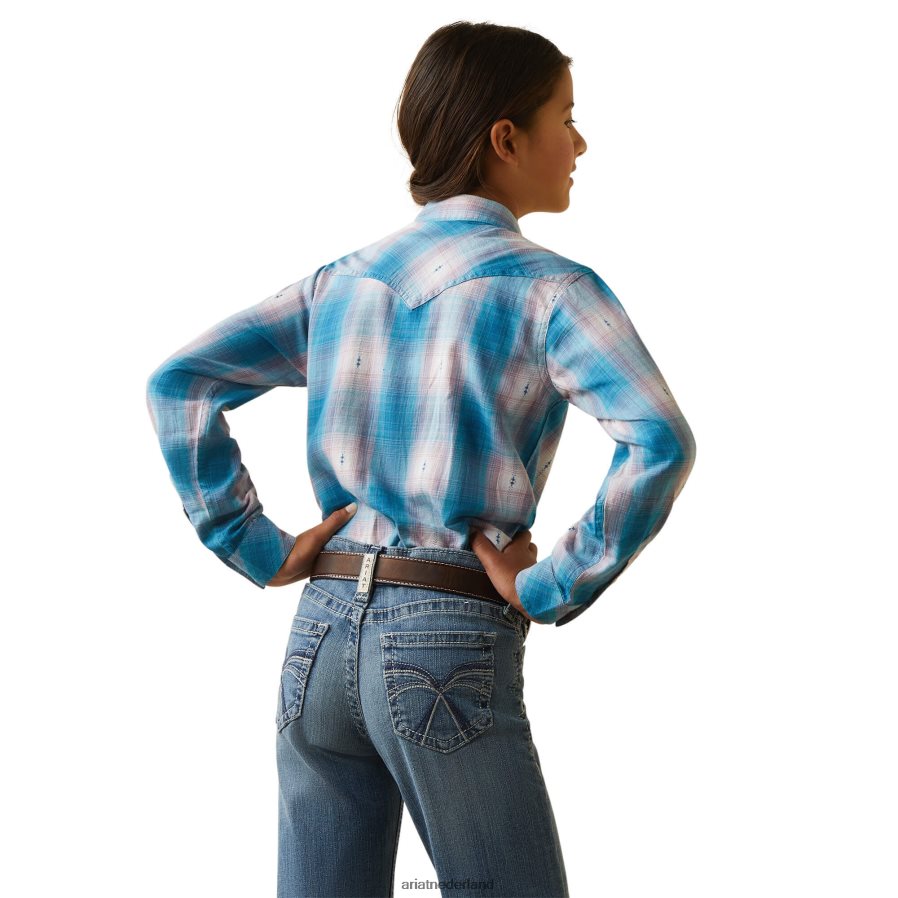 idabel plaid idabel overhemd Ariat kinderen kleding PJ26LN4090
