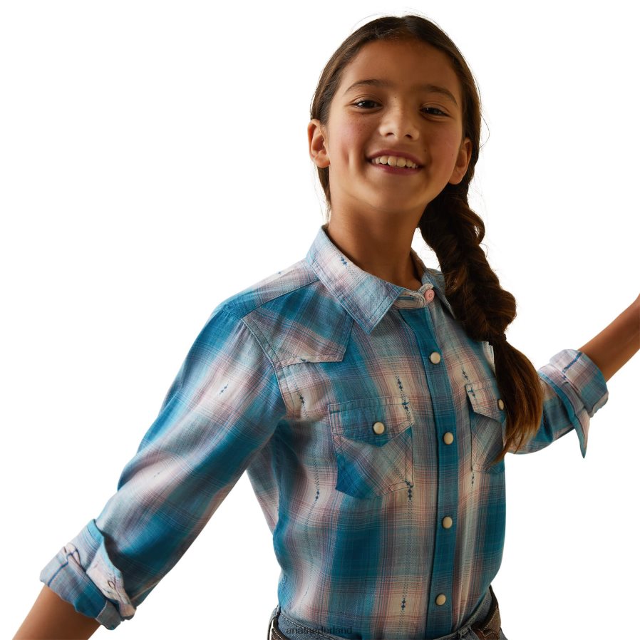 idabel plaid idabel overhemd Ariat kinderen kleding PJ26LN4090